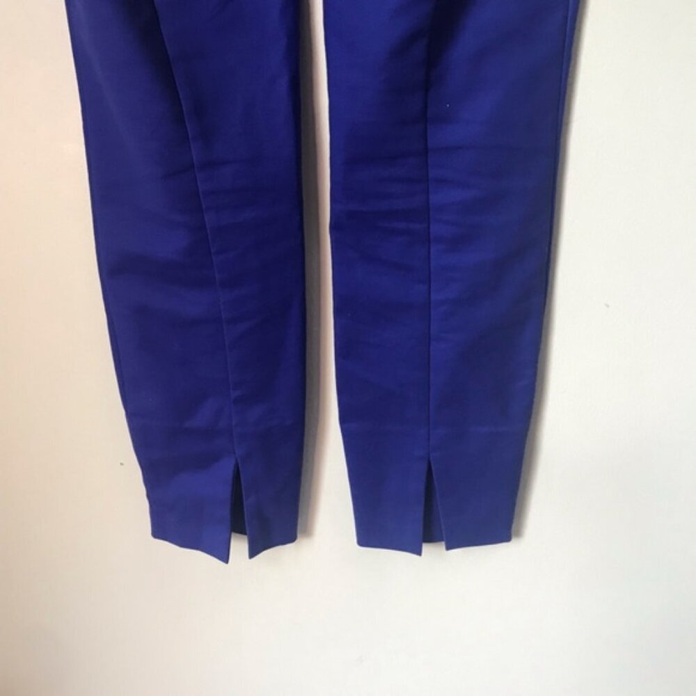 Aritzia Babaton Cecil Cotton Straight Slim Ankle Slits Side Zip Spandex Preppy - Picture 5 of 15